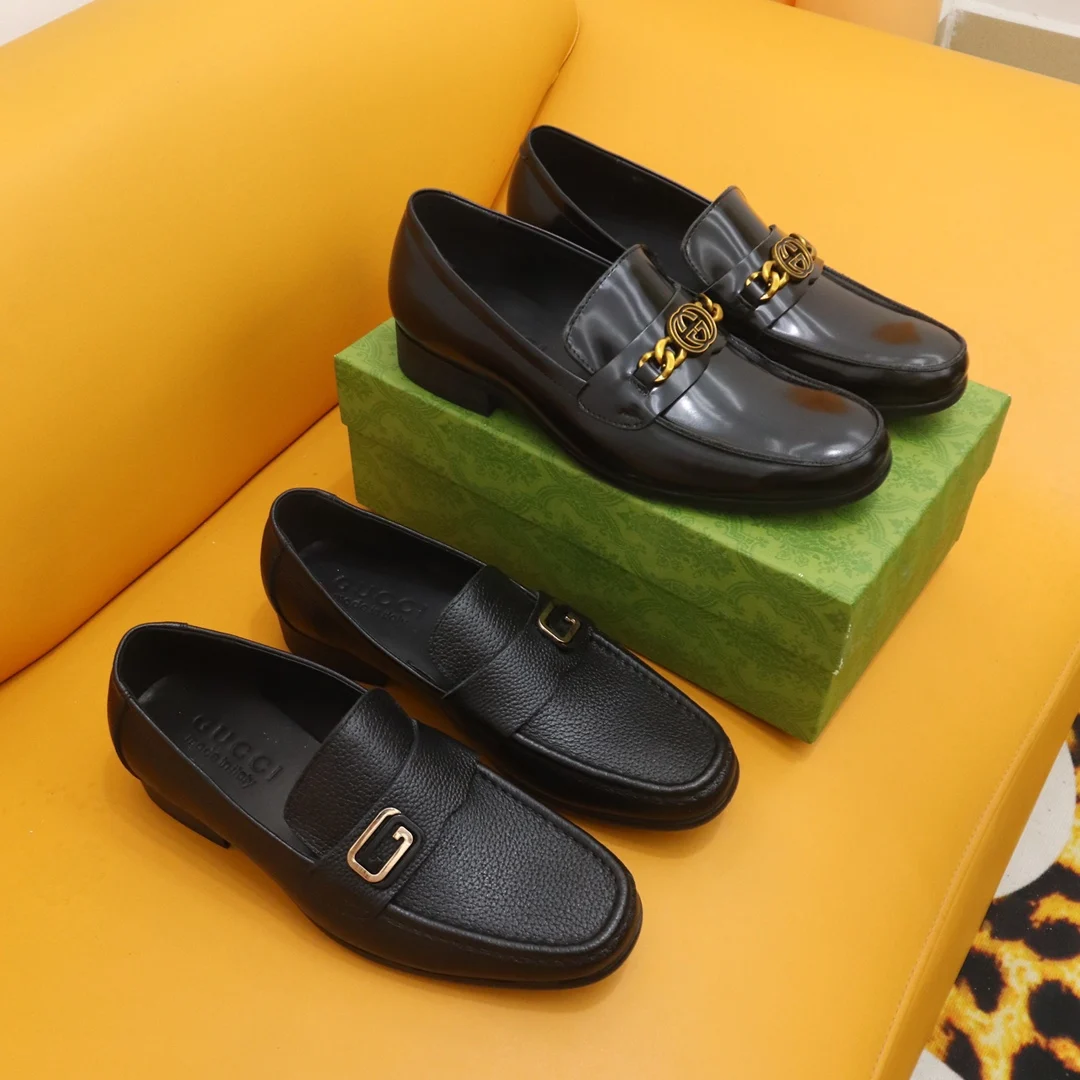 Мужская Gucci повседневная обувь из натуральной кожи Дышащий и стильный подходит