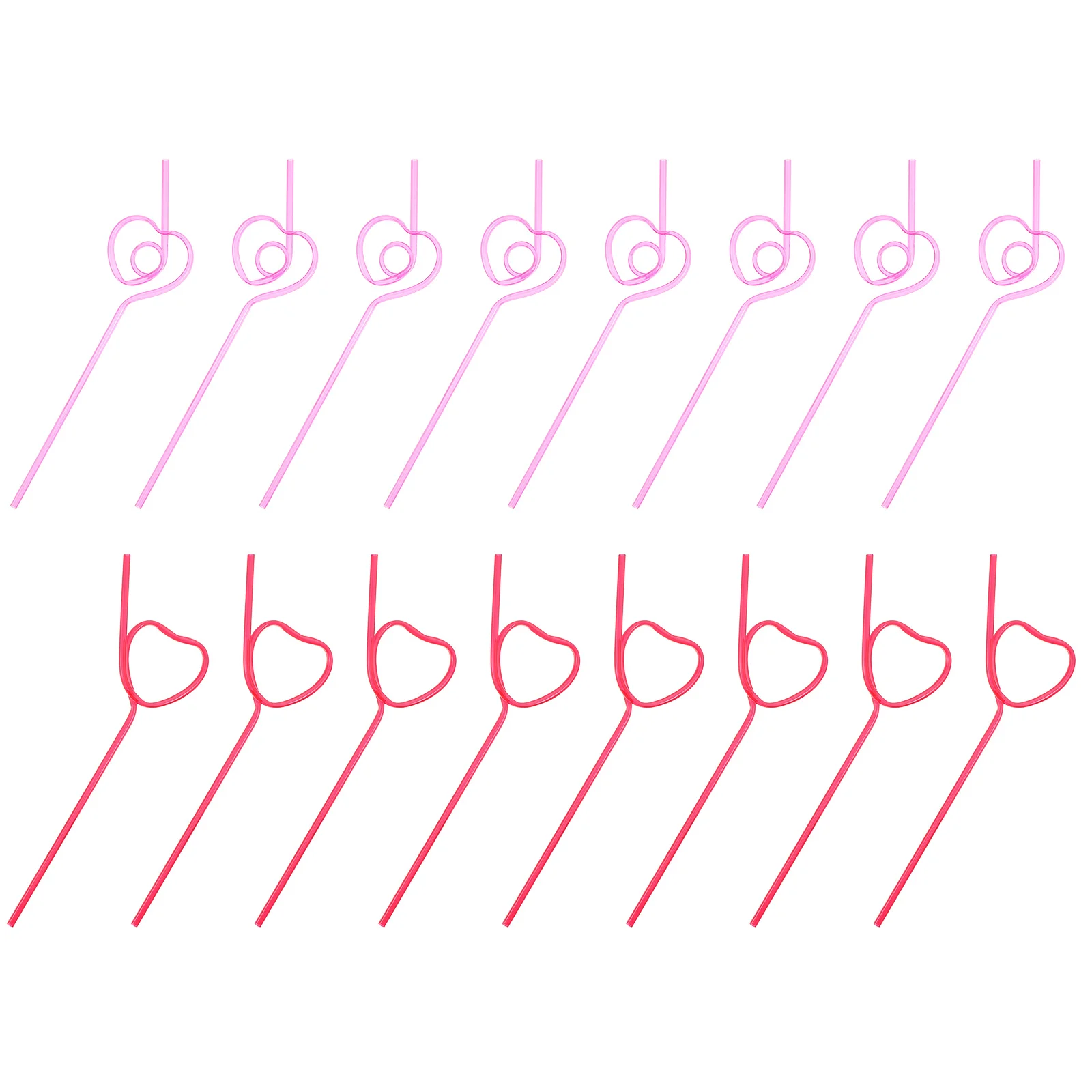 

Straws Curly Silly Wacky Funky Drinking Loopy Shaped Heart Novelty Fun Swirly Squiggly Cocktail Cartoon Shape Straw Home Supply
