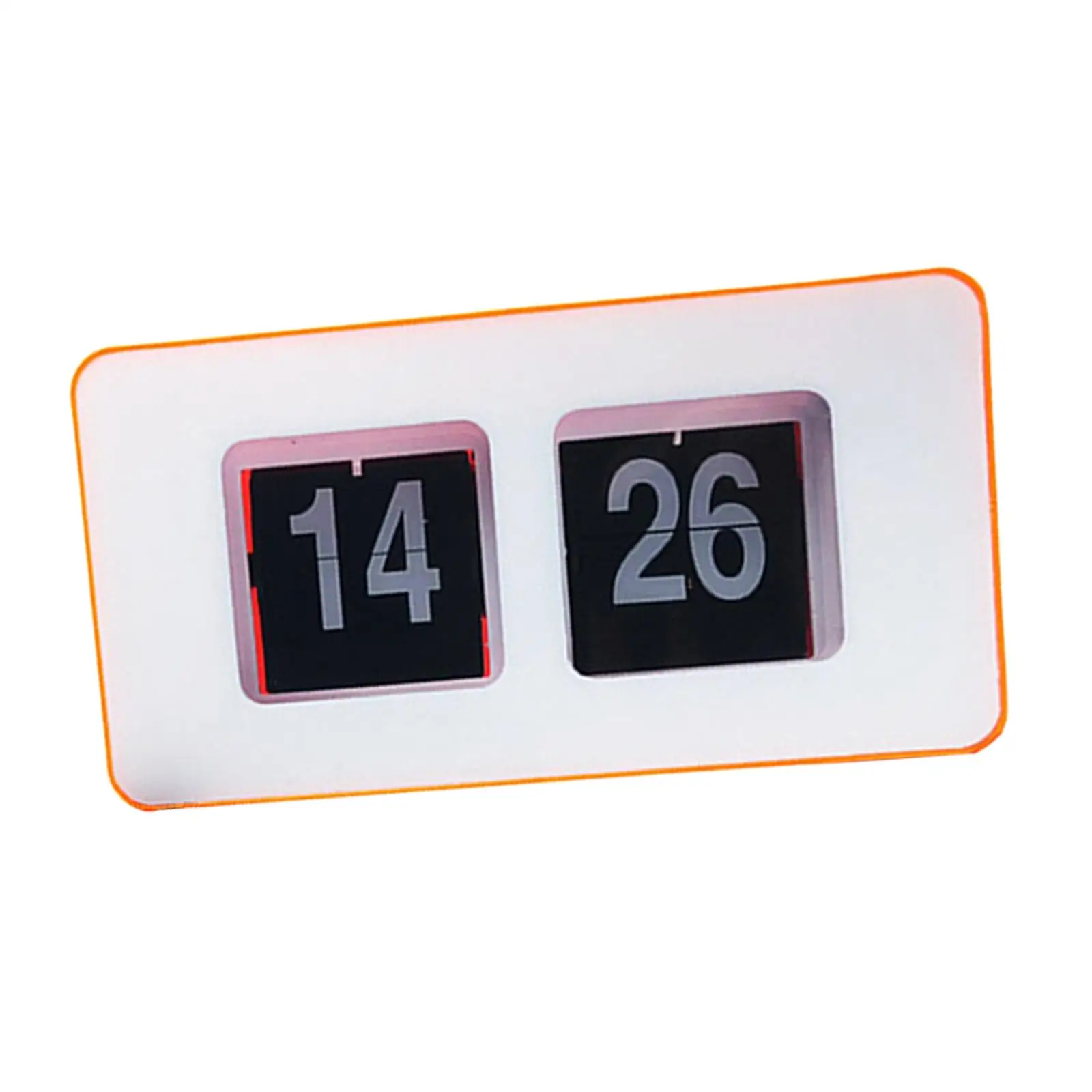 Internal Gear Operated For Bedroom Home Decoration Digital Auto Flip Down Desk Table Clock