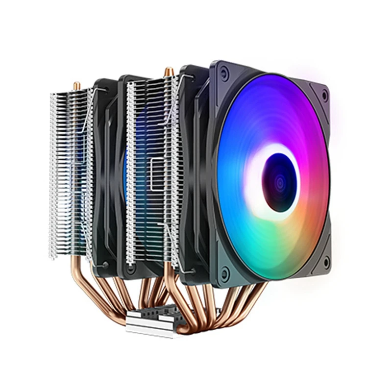 

Computer CPU Radiator AM4 1200 Double Tower Double 12CM Temperature Control Fan