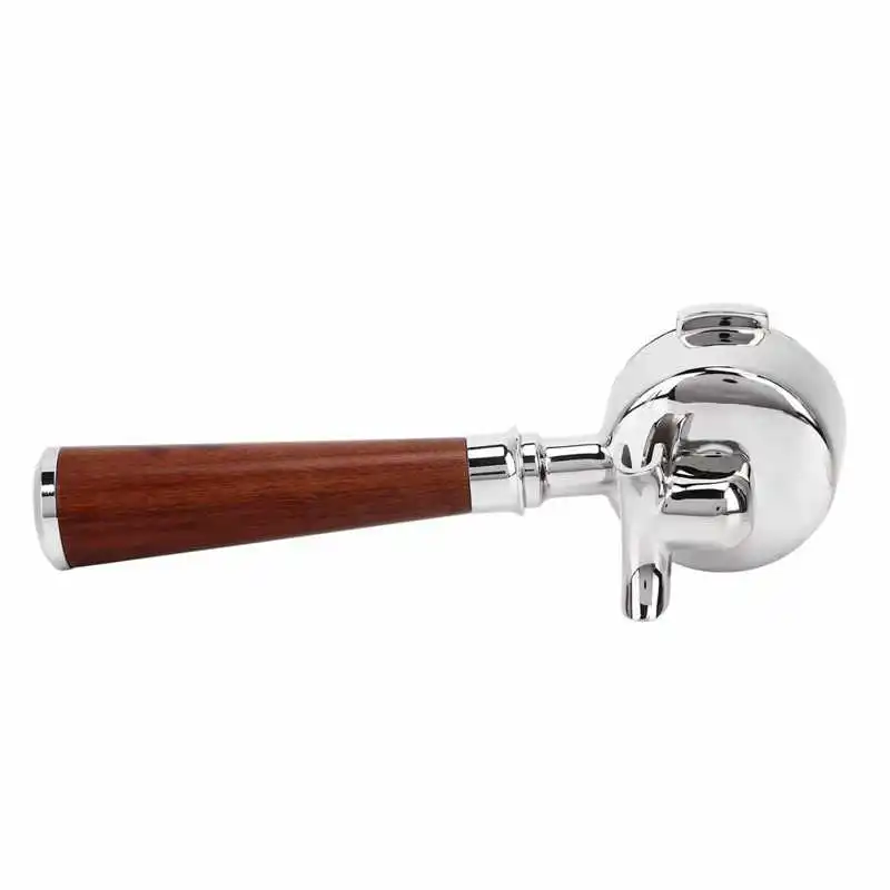 

Coffee Portafilter Coffee Portafilter Handle Stainless Steel + Rosewood with Wooden Handle for Home
