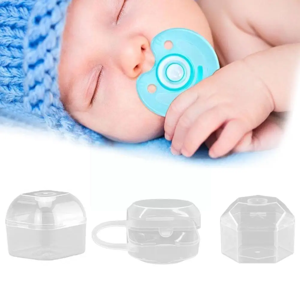 Baby Wide Mouth Pacifier Pp Storage Box Soother Holder Dummy Cover Infant Storage Travel Pacifier Model Box 3 Y0c6