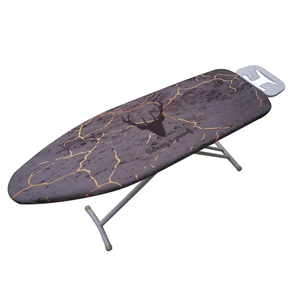 

Термостойкий чехол для гладильной доски с мраморным принтом