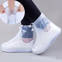 2022 waterproof shoe cover silicone material unisex shoes protectors rain boots for outdoor rainy days dust proof