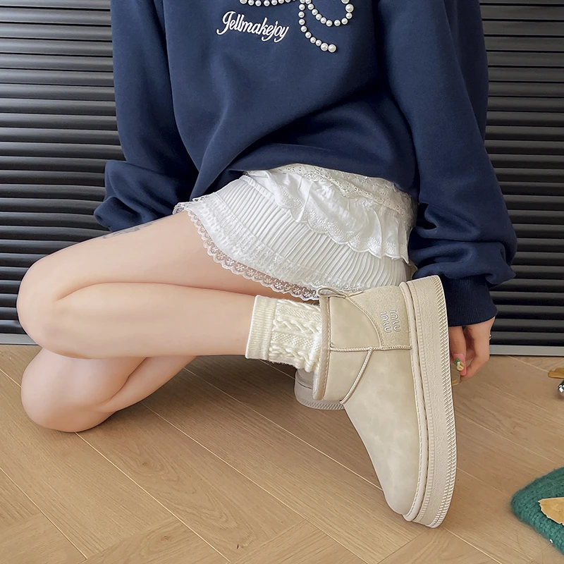 Зимние ботинки женская обувь женские австралийская 2024 кожаные из натуральной