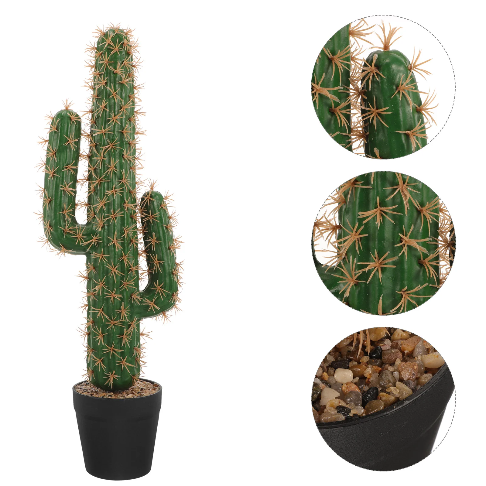 

Cactus Crafts Fake Decoration Simulation Bonsai Ornament Big Figurines Potted Plants Landscaping Garden