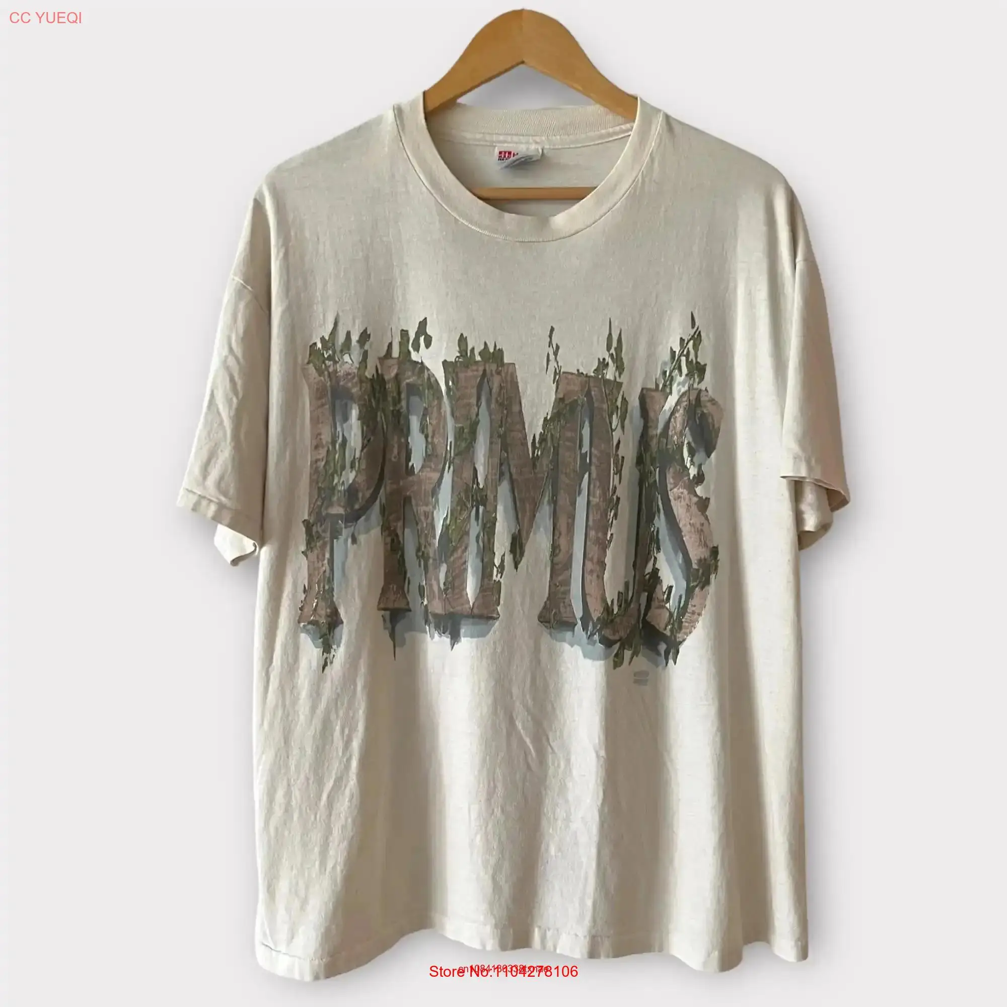 Футболка Primus Vintage Band Tour Rock 1990-х годов с длинными или короткими рукавами