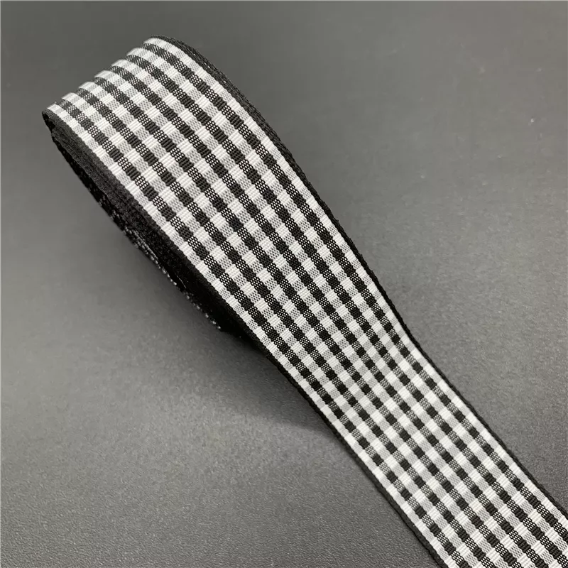 

New25mm High Quality Printed Plaid Ribbon Handmade Ribbon For Bow Wedding Christmas Decoration DIY Wrapping