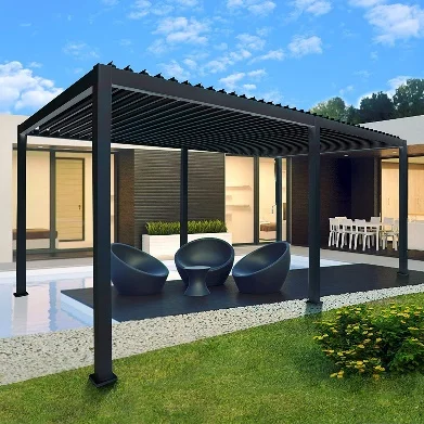 

Outdoor Use Sunproof and Waterproof Different Styles Cost-effective Aluminum Louver Pergola