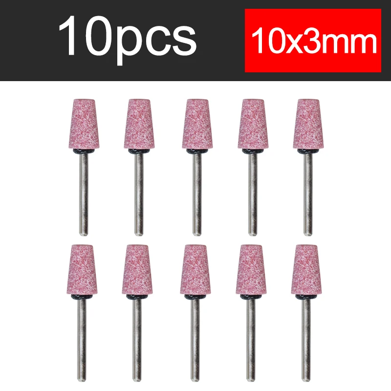 

Комплект из 10 абразивных насадок для Dremel
