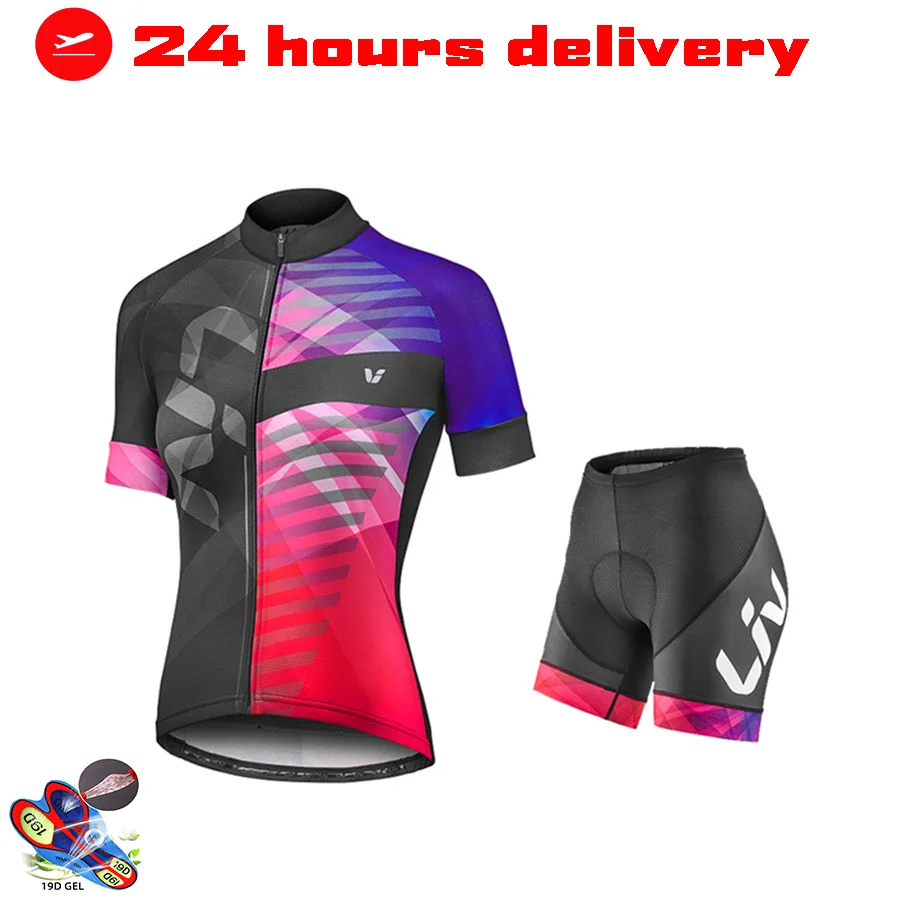 2022 Liv Women's Cycling Clothing Summer Mountain Bike Clothing Team Bicycle Clothes Anti-UV Ropa Ciclismo