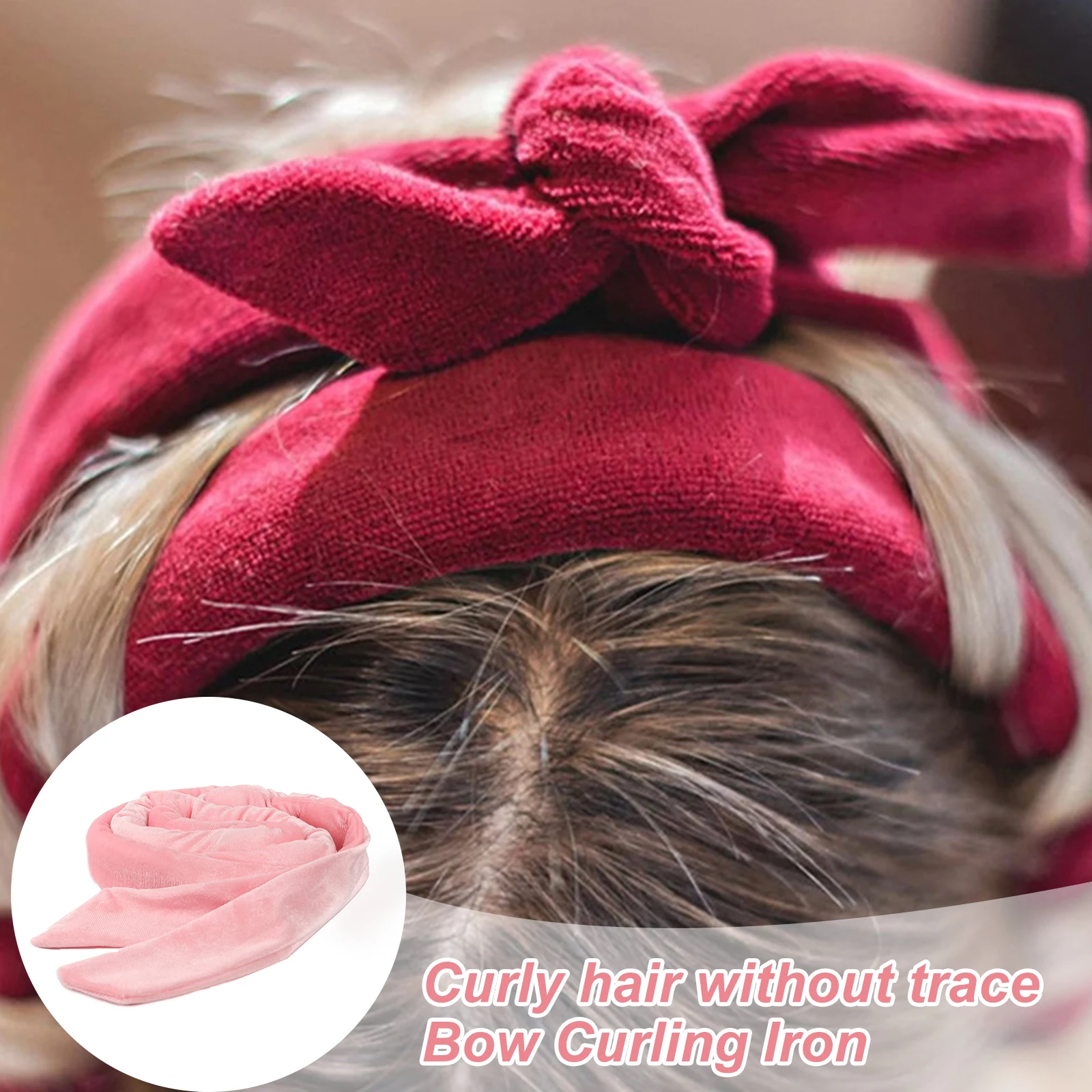 

Heatless Curling Rod Headbands Soft Wave Hair Roller Lazy Curler Hair Rollers Easy Heatless Hair Curlers DIY Hair Styling Tools