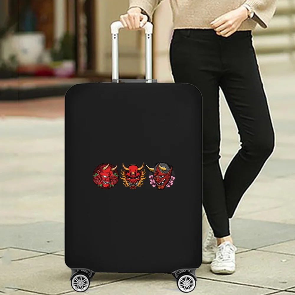 Monster Pattern Travel Luggage Protective Cover Suitcase Removeable Dustproof Cover for 18''-32'' Inches Trolley Protector Case