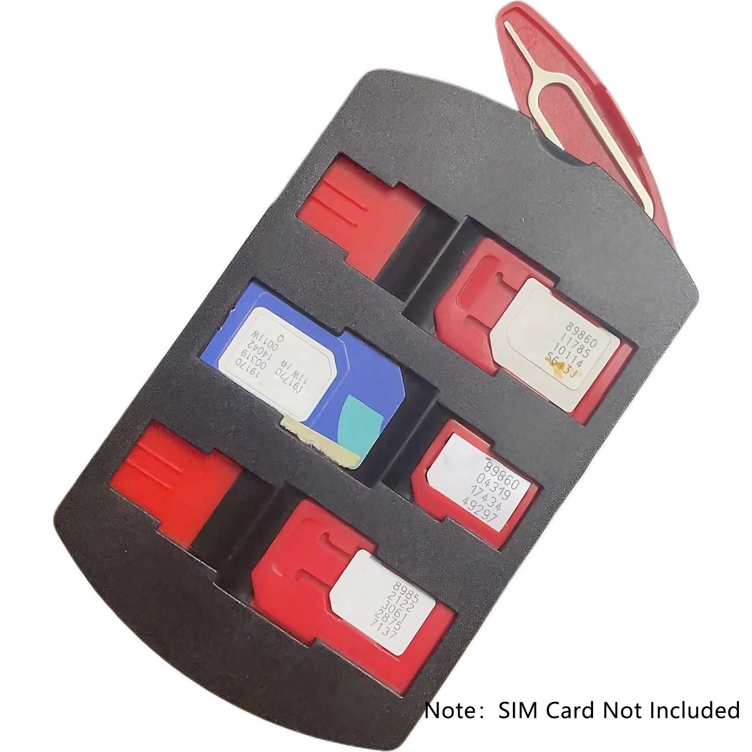 Фото Многофункциональный держатель SIM-карты 4-в-1 для адаптера двойной SIM-карты Micro Nano для ipad, съемный контакт №1