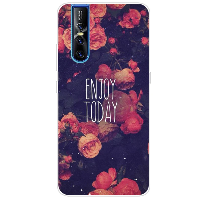 Силиконовый чехол для VIVO V15 Pro задняя крышка телефона V15Pro V 15 1819 s Мягкий бампер VIVOV15