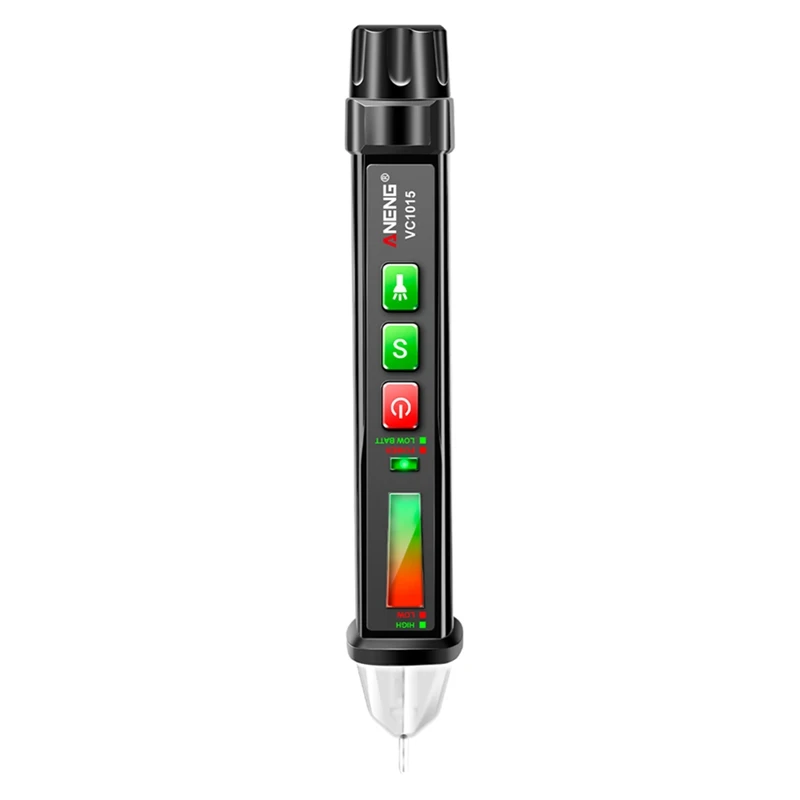 

ANENG VC1015 Non-Contact AC Voltage Detector Tester Meter 12V-1000V Pen Style Electric Indicator LED Voltage Meter Vape Pen