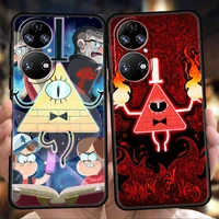 gravity falls comic anime phone case for huawei p20 p30 p50 pro p20 p30 p40 lite y6 y7 y9 y7a y6p y9s 2019 p smart z 2021 soft