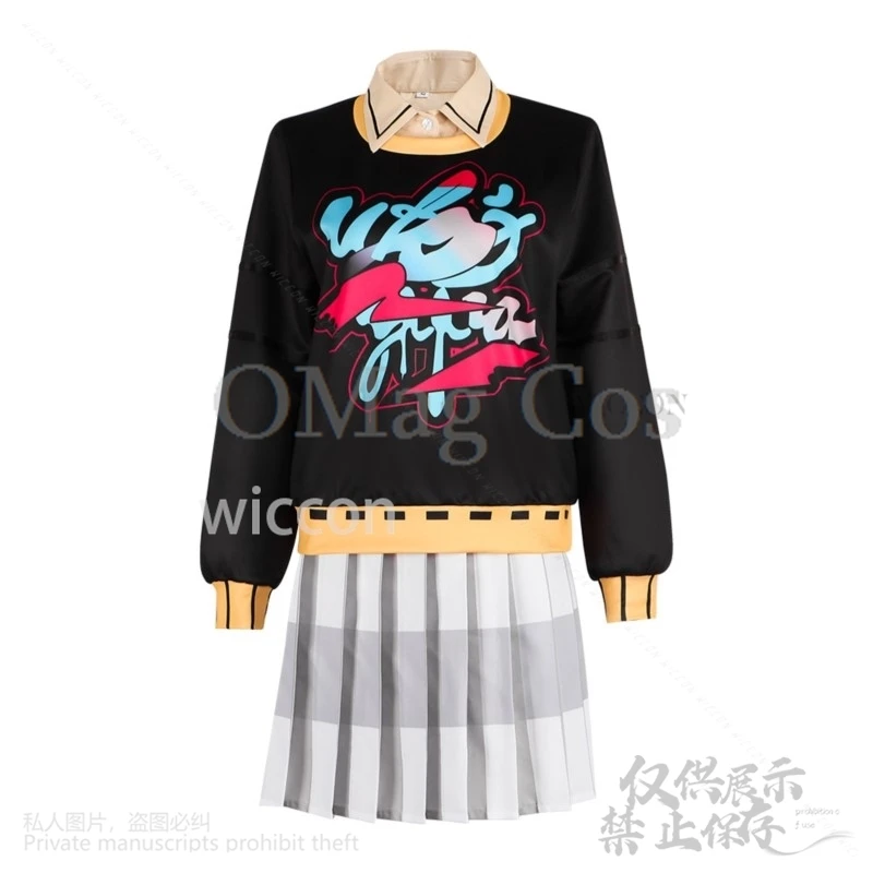 Женский костюм для косплея из аниме P5X: The Phantom X Motoha Arai женская сексуальная