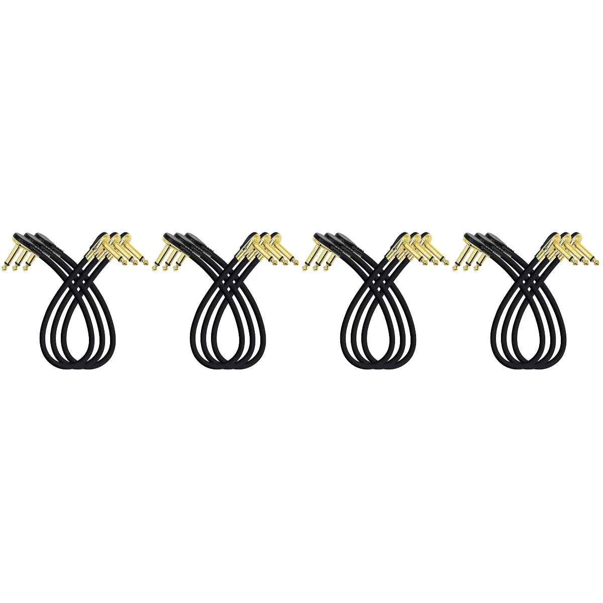 

12 pcs Replacement Guitar Patch Cables Guitar Instrument Effects Pedal Patch Cables