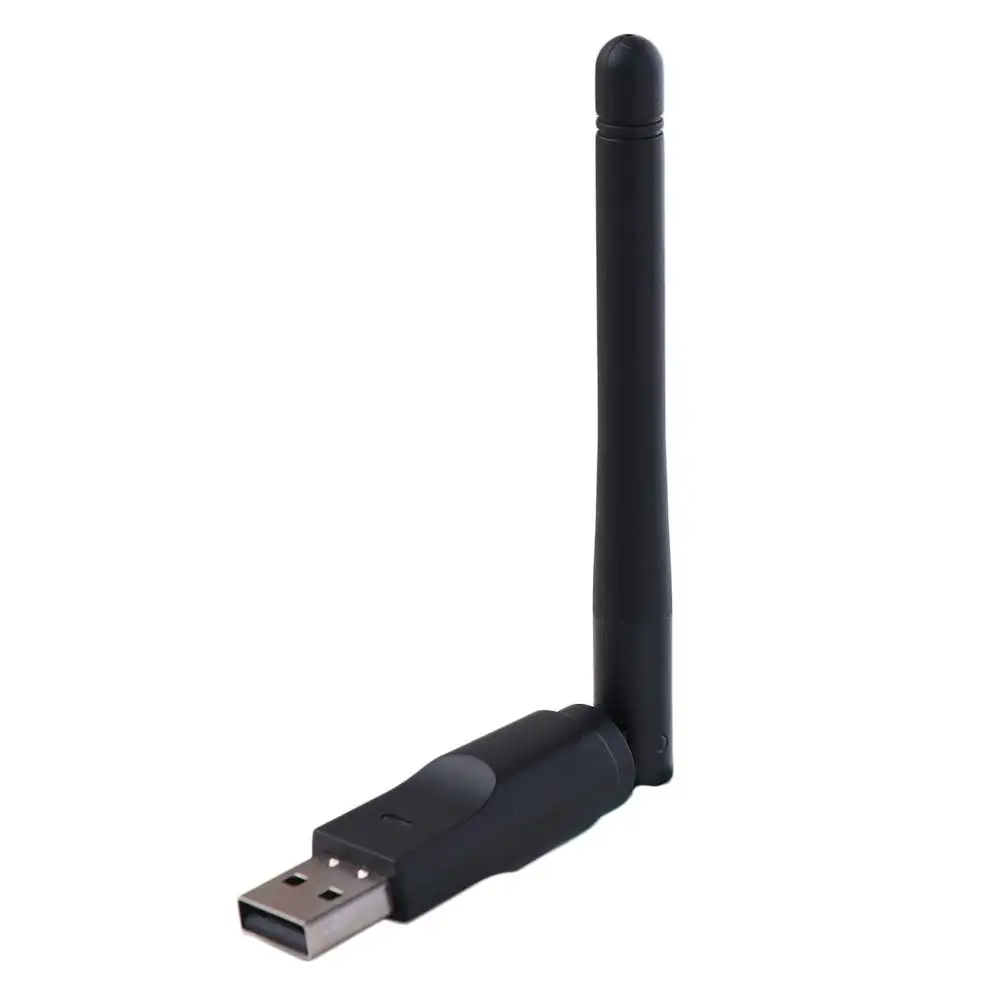 Фото Wi-Fi адаптер 150 Мбит/с MT7601, сетевая карта USB 2.4 ГГц 150 Мбит/с, USB Wi-Fi адаптер с LED-индикатором и антенной, Wi-Fi приемник №2