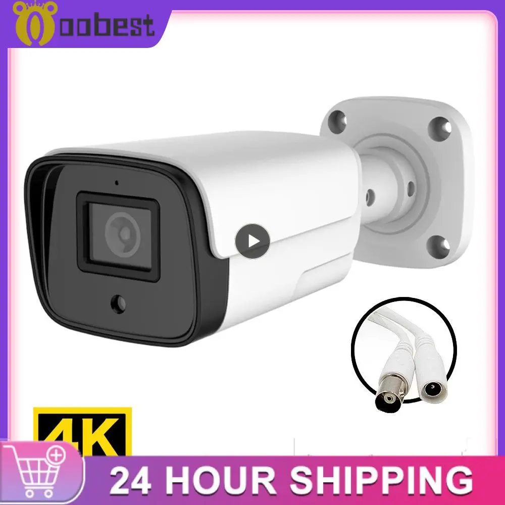 

Weatherproof Ip66 Outdoor 4k Surveillance Camera Infrared Distance Up To 50m 3.6mm/6.0mm Lens Frequency Surveillance Camera