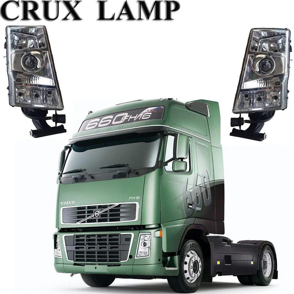 

1 Pair Head Lamp Used For VOLVO FH12 Trucks Head Light 20360899 20360898