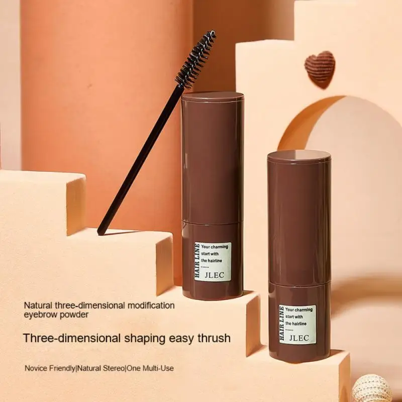 

New 3 Color Shaping Eye Makeup Waterproof Brow Powder Brown Black Natrual Eyebrow Stick Hair Line Contour TSLM1