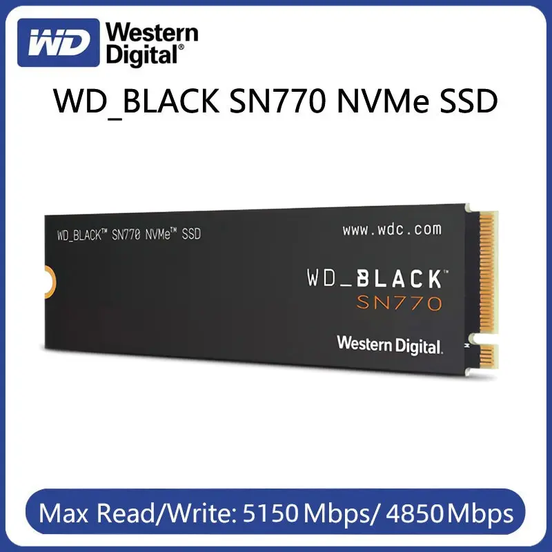 WD SN770 SSD M.2 NVMe 500GB/1Tb/2Tb Solid State Disk 2280 PCIe 4.0x4