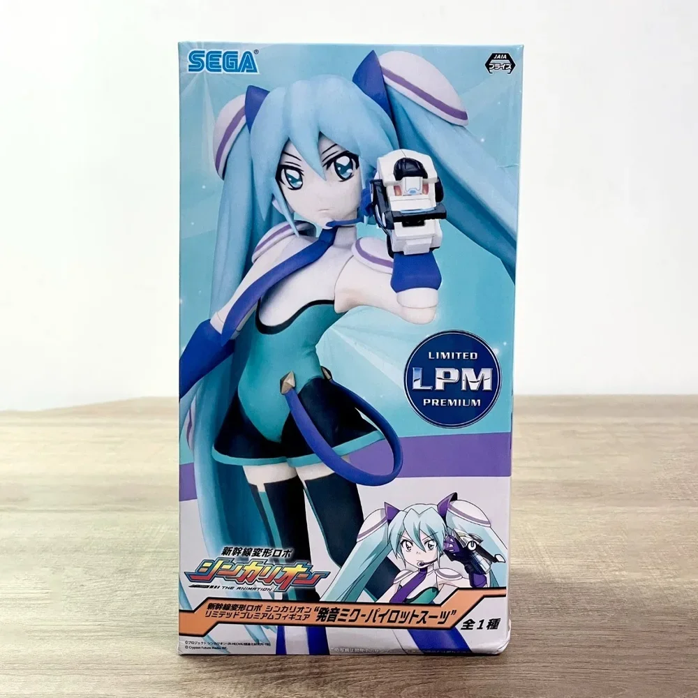 Фото В наличии: Оригинальная коллекционная фигурка SEGA Shinkansen Henkei Robo Shinkalion Hatsune Miku в костюме пилота, 20 см, модель LPM №4