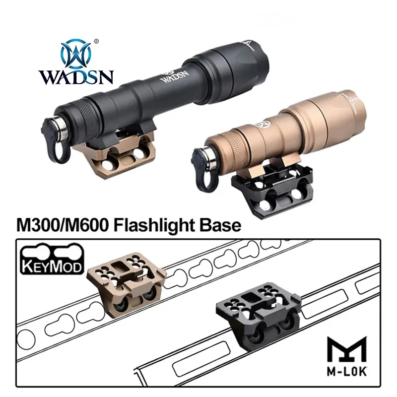 Кронштейн для фонарика Airsoft M300 M600 осветительное устройство M600C 45-градусное