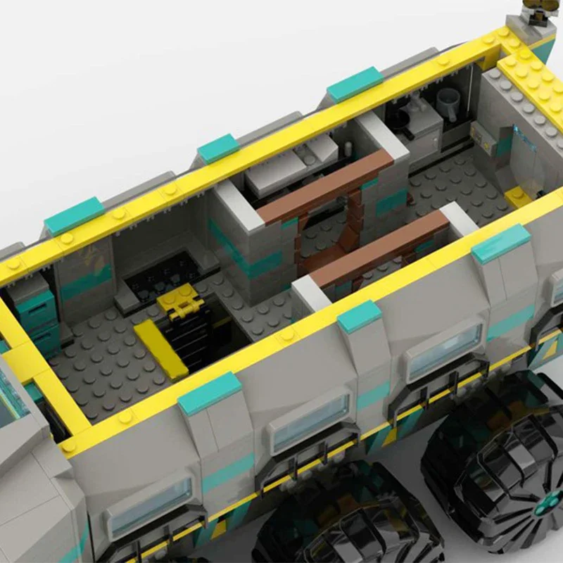 2253 шт. MOC Rock Raider транспортный автомобиль строительные блоки модель сборки игрушки