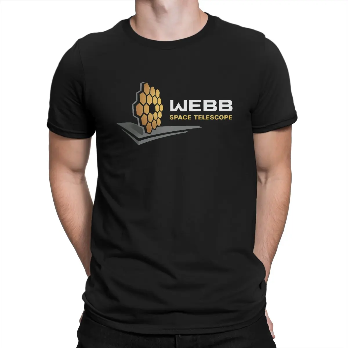 

Insignia Men T Shirt James Webb Space Telescope JWST Funny Tee Shirt Short Sleeve Crewneck T-Shirt Cotton Gift Idea Clothing