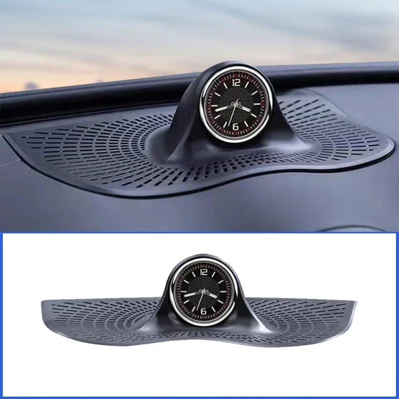 

Для Mercedes Benz C Class W206 2022-2024 ABS черный автомобильный центральная консоль приборной панели громкоговоритель крышка часов отделка автомобильные аксессуары