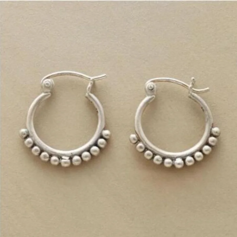 

Stylish Round Wire Hoop Earrings for Women Vintage Simplicity Trend Earrings Femals Party Statement Jewelry Brinco