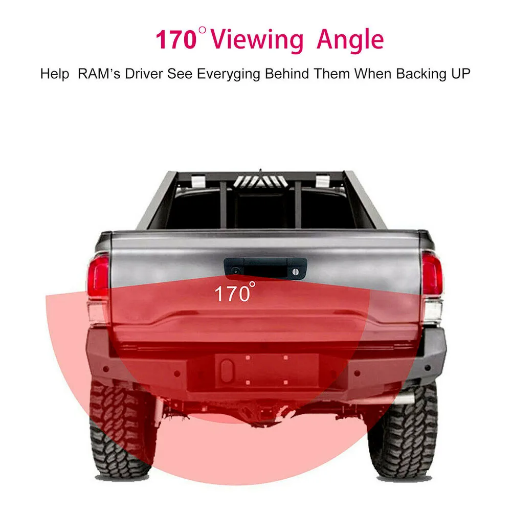 

Brand New For RAM 1500 2013 - 2020 Hatch Door Handle Handle 100% Brand New Black Door Handle Hatch Rear Tailgate