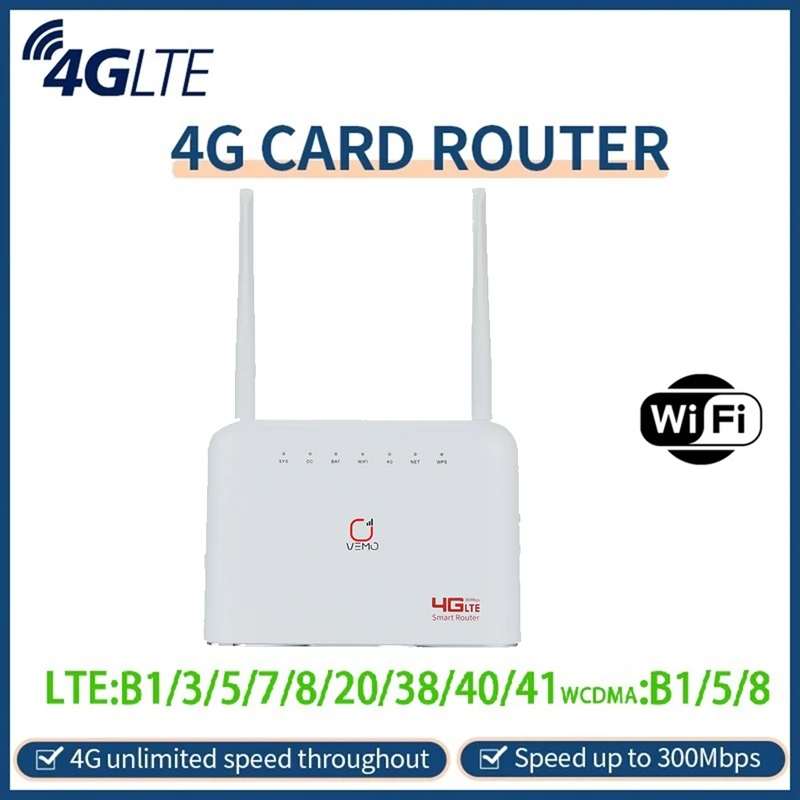 

Wi-Fi-роутер B725, 300 Мбит/с, 4 порта LAN + 2 внешних антенны