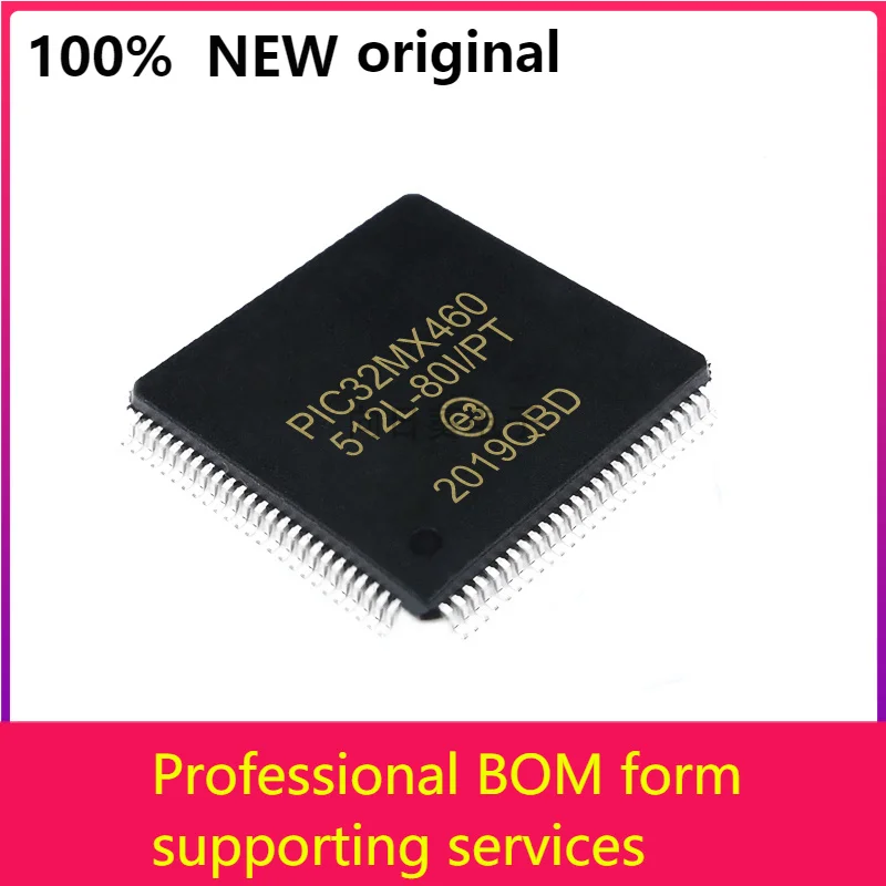 

5PCS PIC32MX460F512L-80I/PT PIC32MX460F512L-80I PIC32MX460F512L TQFP100 Новые Оригинальная микросхема 100% оригинал