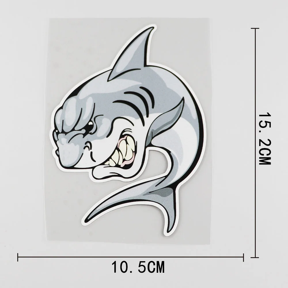 

Fierce Interesting Shark Sticker Personalized Car Decal 10.5CMX15.2CM