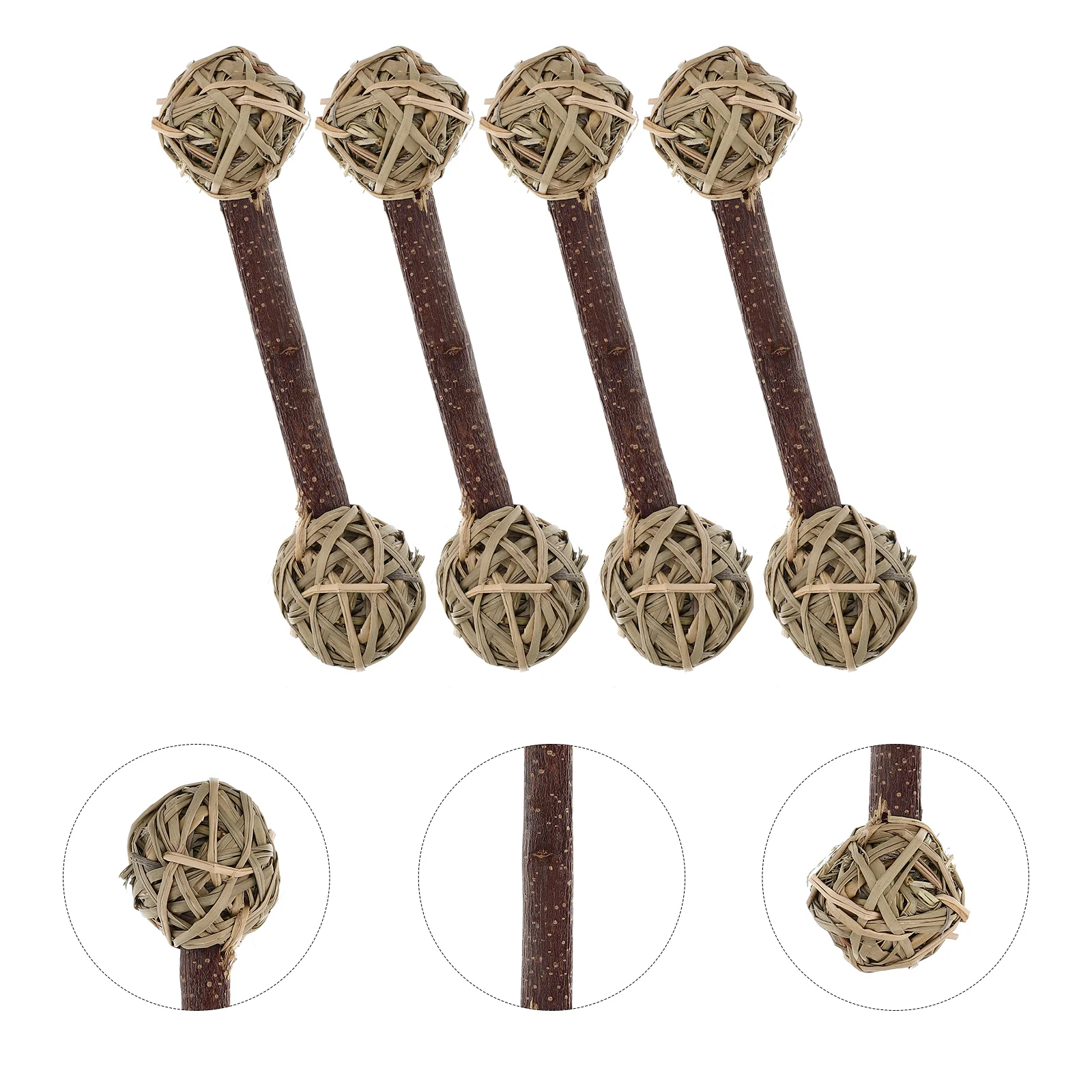 

4pcs Cage Hamster Guinea Pellets Bunny Accessories for Rabbit Guinea Cage Small