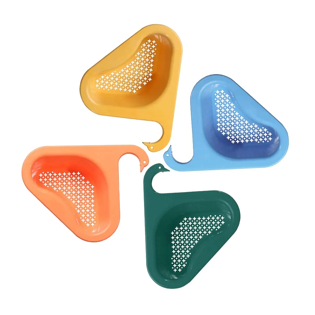 

4Pcs Plastic Kitchen Sink Strainer Suitable For Faucets1.8 Inches Diameter,Only suitable for faucets located in the sink corner