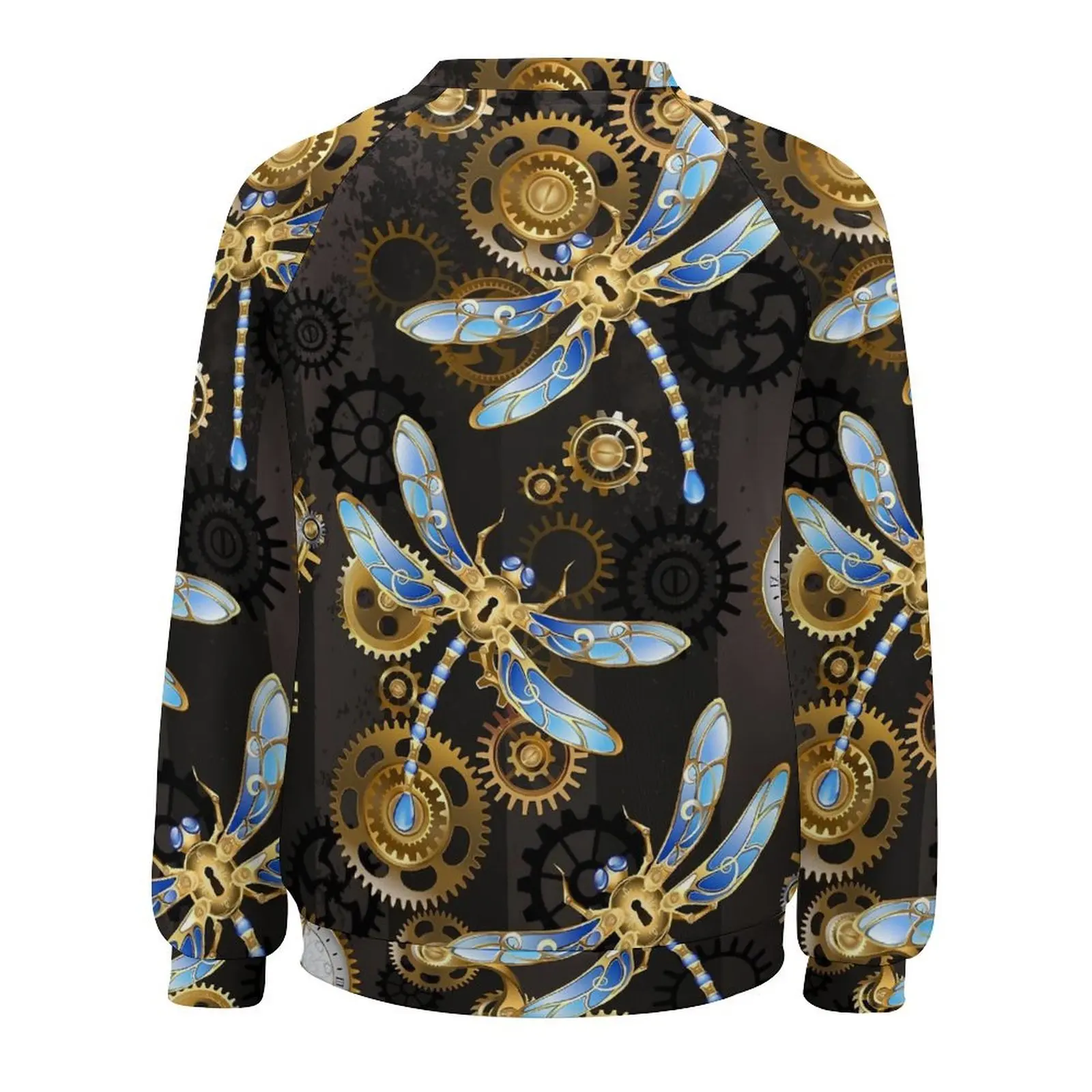Толстовки со стрекозами в стиле стимпанк абстрактные животные хип-хоп большие