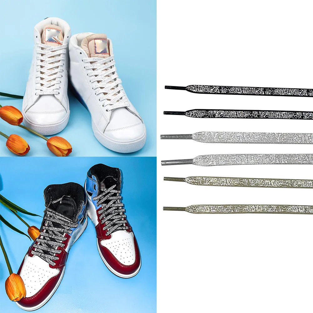 

New Luminous Shoe Laces Glowing Fluorescent Shoelaces for Sneakers Flat Laces Shoes Boot Shoelace 80/100/120CM Shoestrings1Pair
