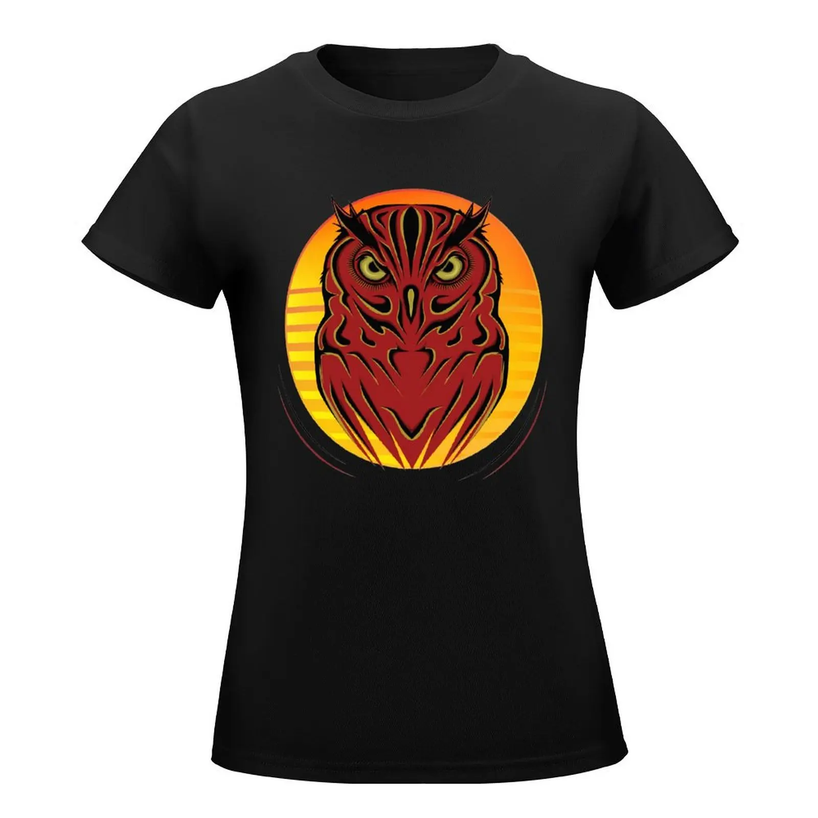 Crewneck Teachers' Day Owl Vector Logo. The Illustration Men's T-shirt Campaign T-shirts Graphic Vintage Funny Novelty Aact