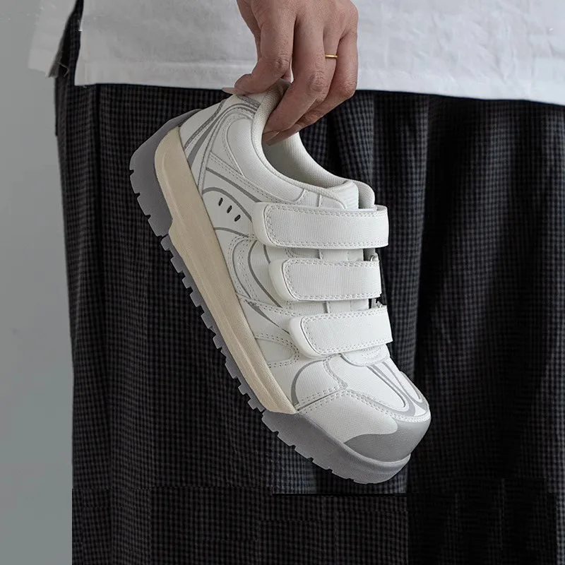 Туфли женские на плоской подошве немецкая тренировочная обувь липучке