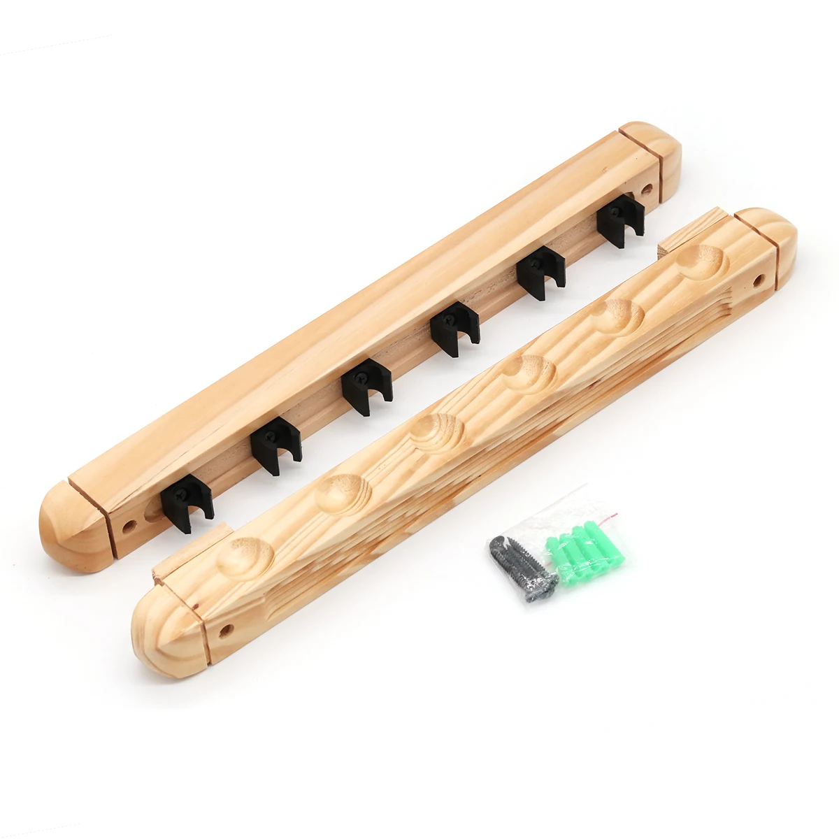 6-луночная деревянная стойка для бильярдных киев цвета дерева подвесная