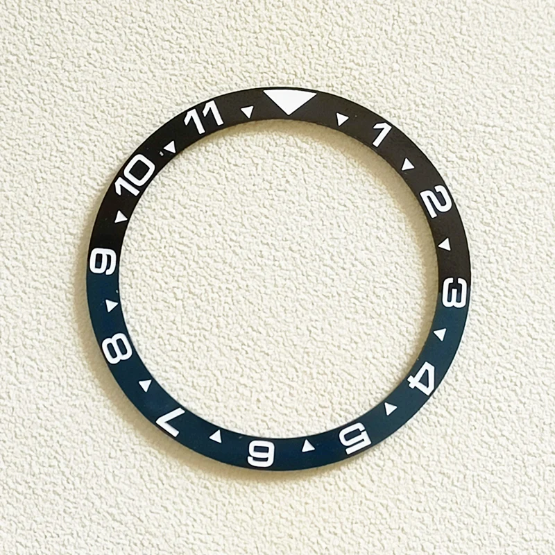 38mm SKX007 Ceramic Bezel Insert Fits SKX007 SKX009 SRPD Watch Case GMT Style Ring NH35 NH36 Movement Men's Watch Modification