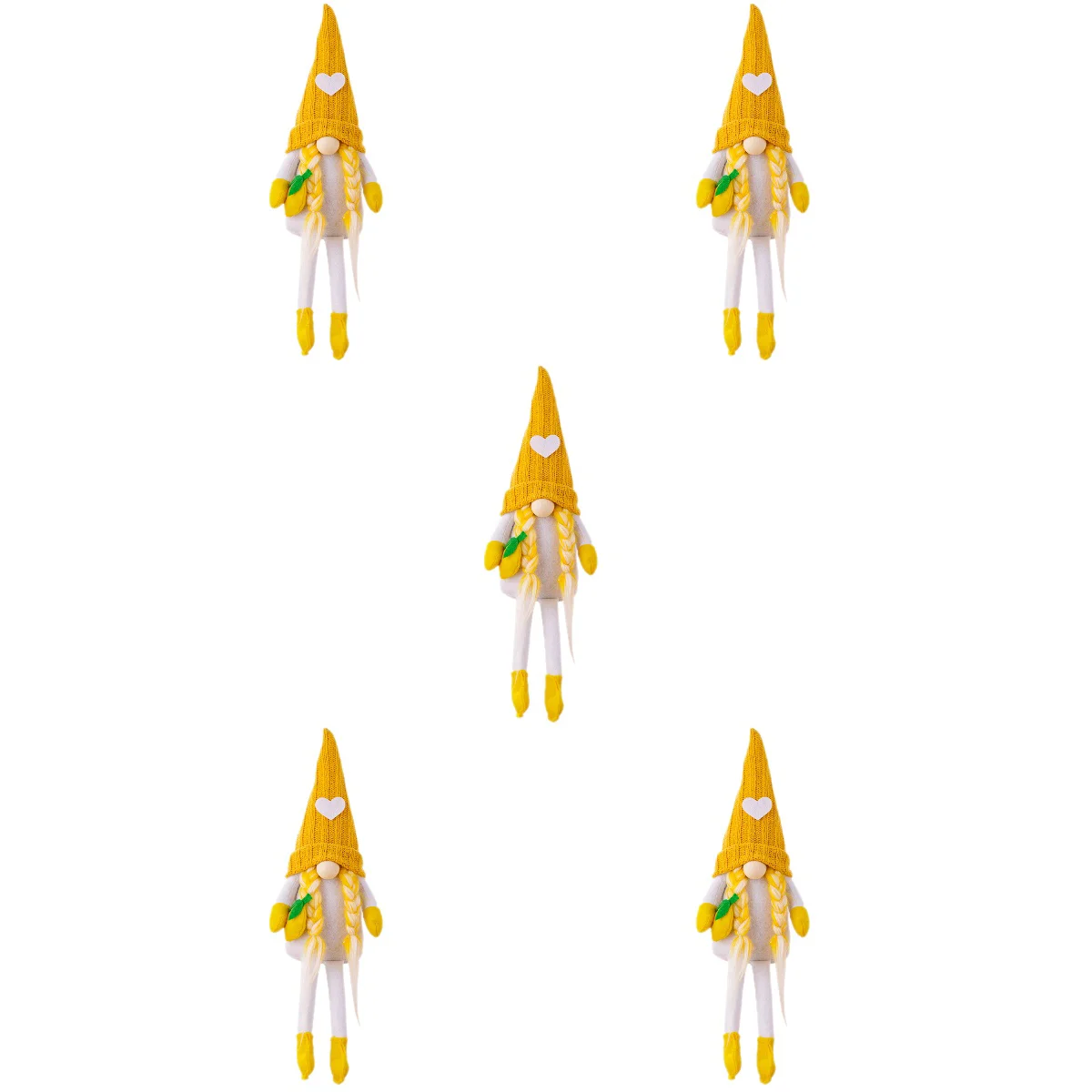 

Lemon Hanging Leg Summer Gnome Festival Layout Prop Plush Decors Holiday Gnomes Party Ornaments