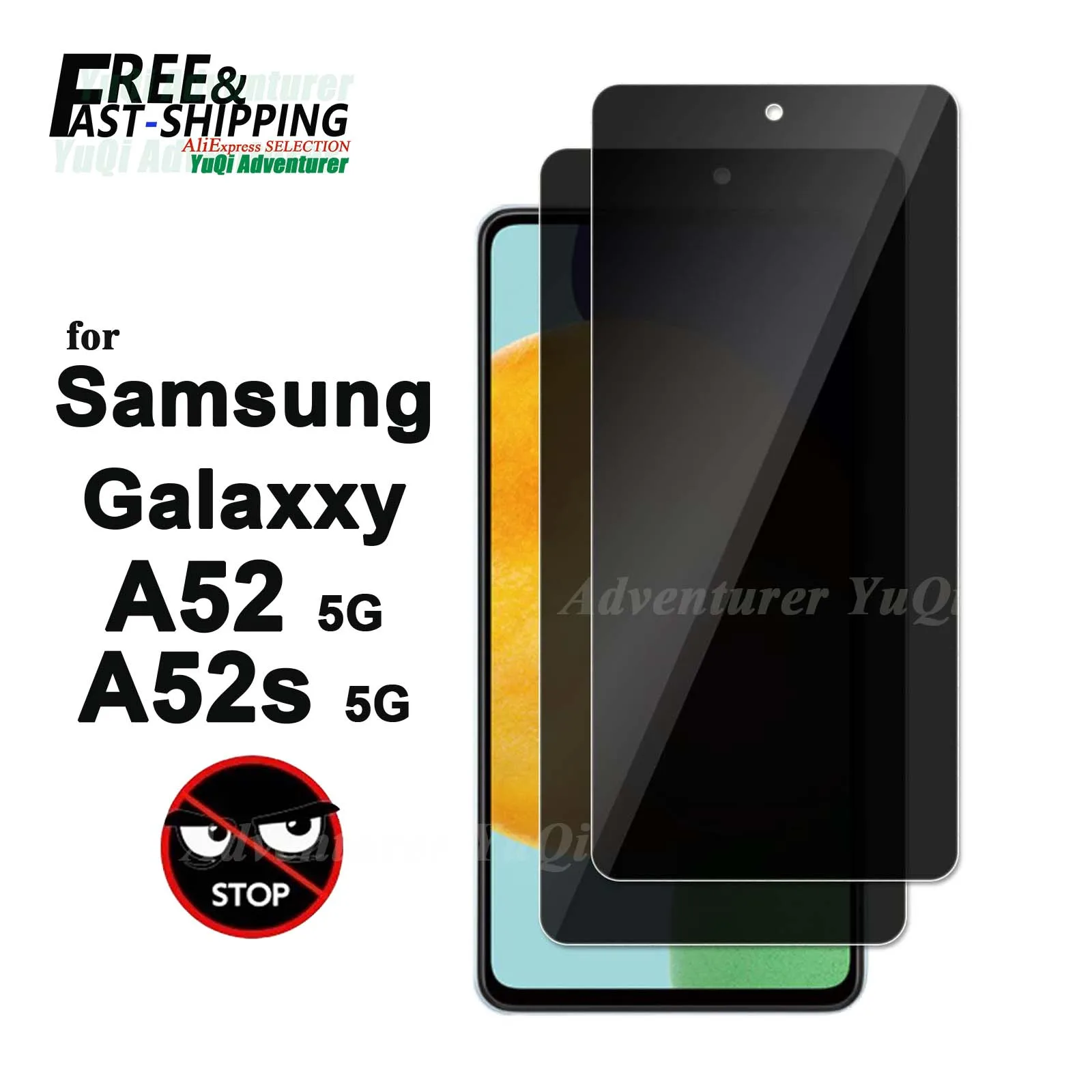 Противошпионская Защита экрана для Galaxy A52 A52s 5G Samsung конфиденциальность
