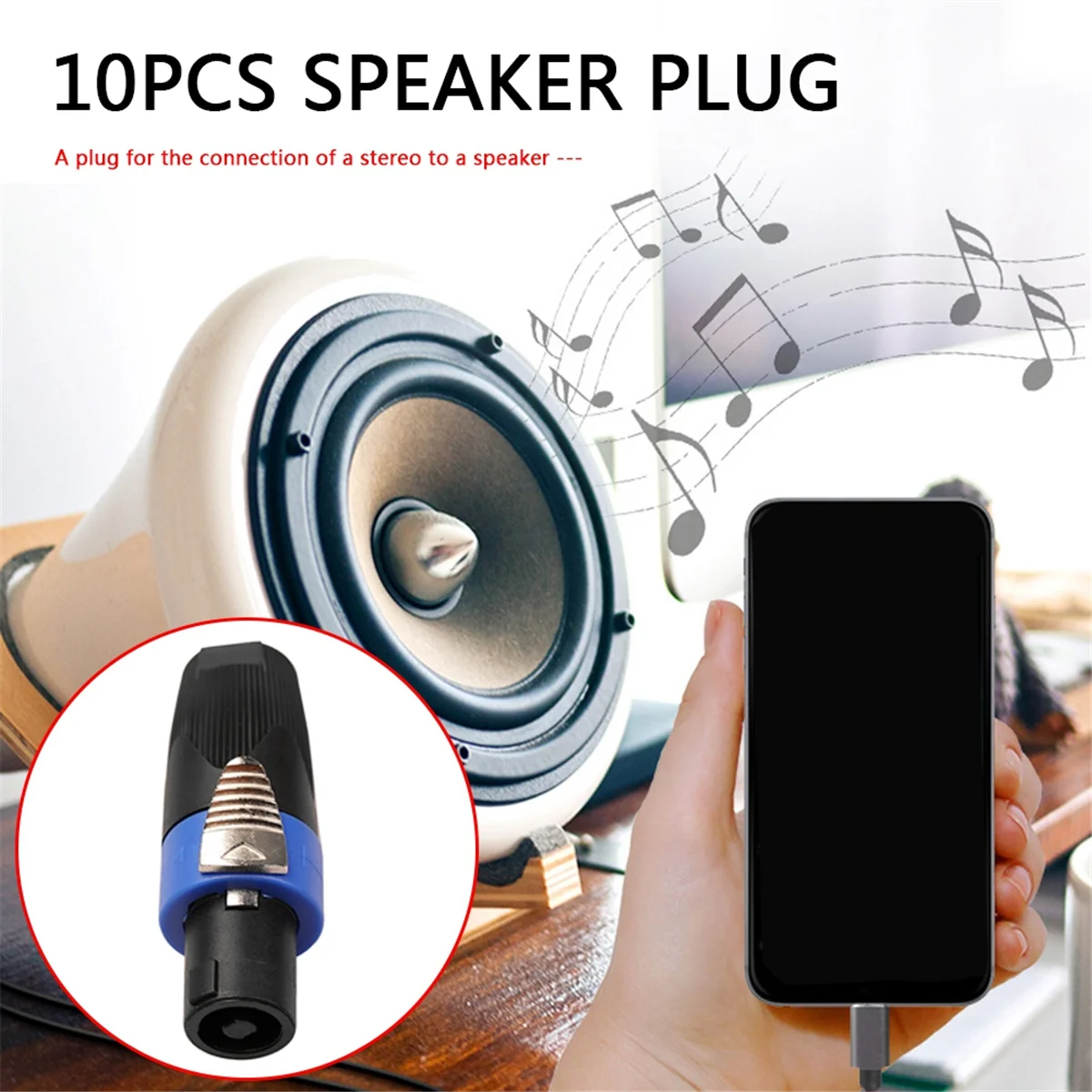 Перезаряжаемый портативный динамик Neutrik Speakon NL4FC 10 шт