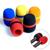 5pcs good quality microphone sponge foam cover for microphone sponge filter wind shield